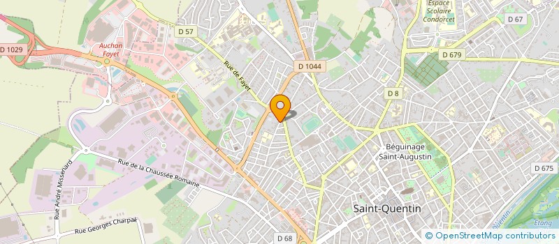 localisation de l'entreprise EURL AMP INVESTISSEMENT à SAINT-QUENTIN