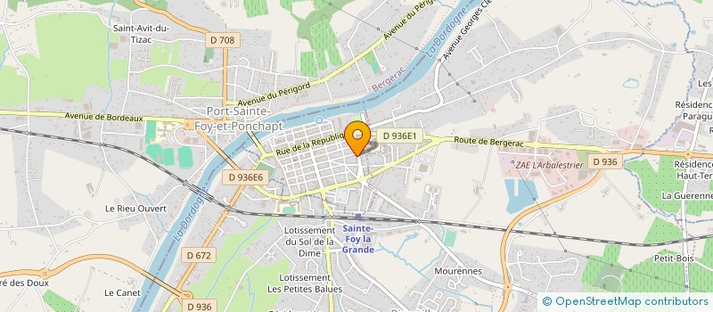 localisation de l'entreprise EURL AMRI à SAINTE-FOY-LA-GRANDE
