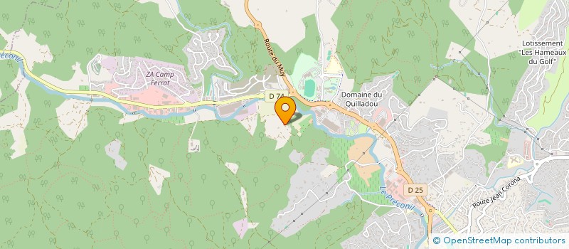 localisation de l'entreprise EURL ANAIS à SAINTE-MAXIME