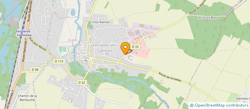 localisation de l'entreprise EURL ANATASE à FERRIERES-EN-GATINAIS