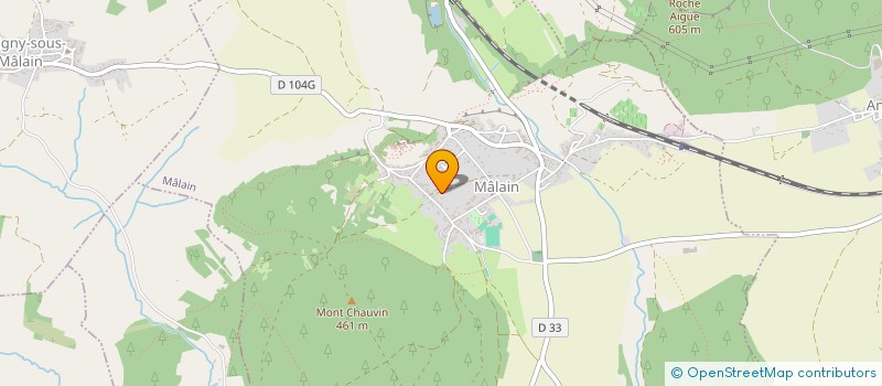 localisation de l'entreprise EURL ANCRIN  MALAIN