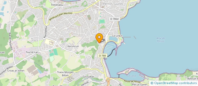 localisation de l'entreprise EURL ANDRE à PERROS-GUIREC