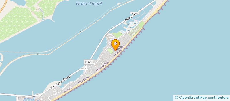 localisation de l'entreprise EURL ANDREA à FRONTIGNAN