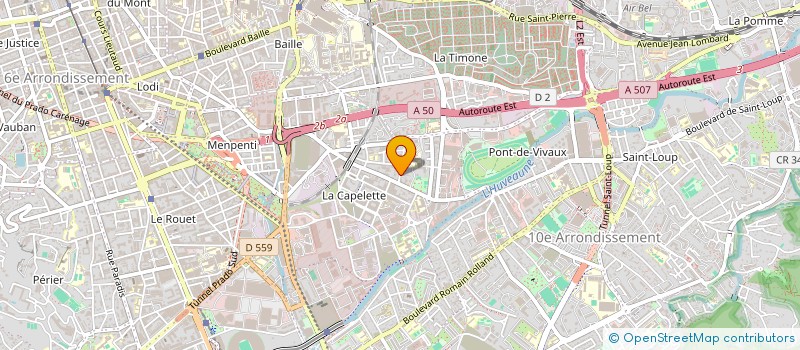 localisation de l'entreprise EURL ANGE JUSTINO à MARSEILLE