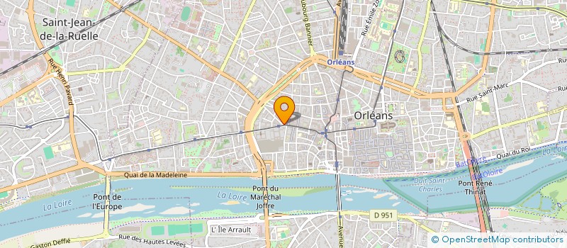 localisation de l'entreprise EURL ANGEL SECURITE PRIVEE à ORLEANS