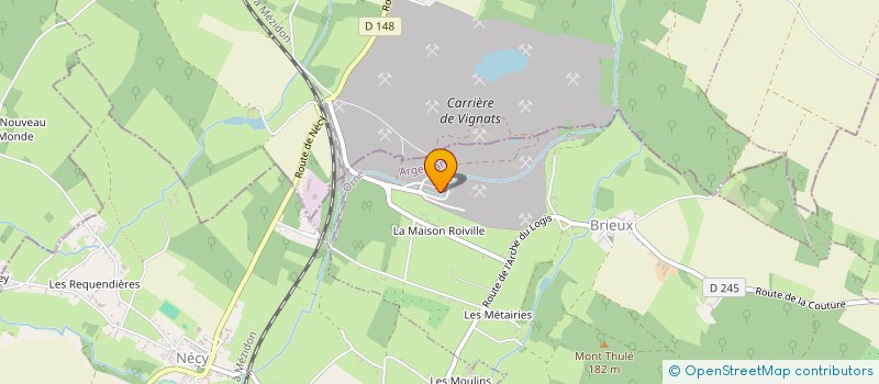 localisation de l'entreprise EURL ANGOT à GOUFFERN EN AUGE