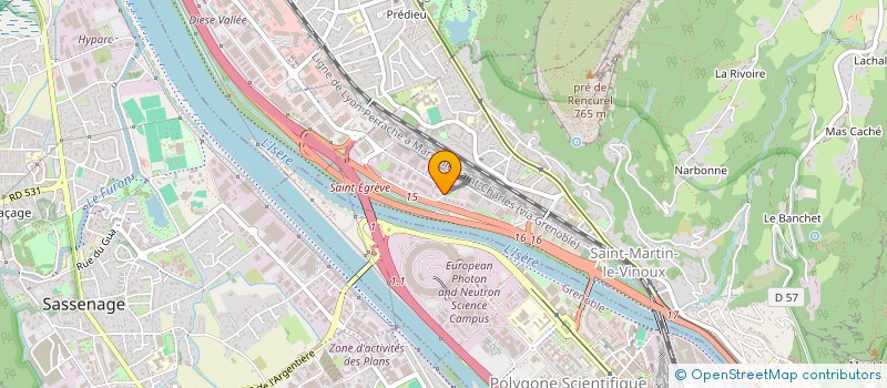 localisation de l'entreprise EURL ANGUS  SAINT-MARTIN-LE-VINOUX