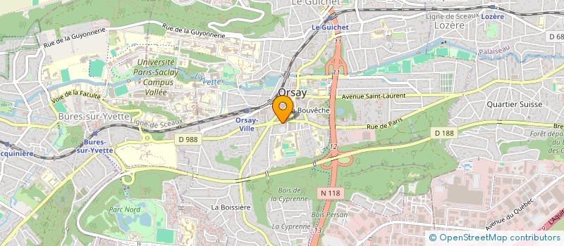 localisation de l'entreprise EURL ANNA MODICA à ORSAY