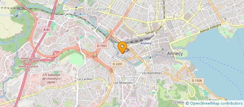 localisation de l'entreprise EURL ANNECY AMBULANCES  ANNECY