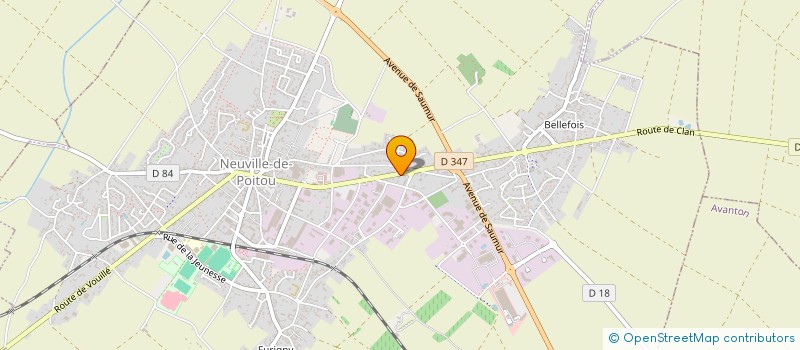 localisation de l'entreprise EURL ANNIE BOUSSIQUET à NEUVILLE-DE-POITOU