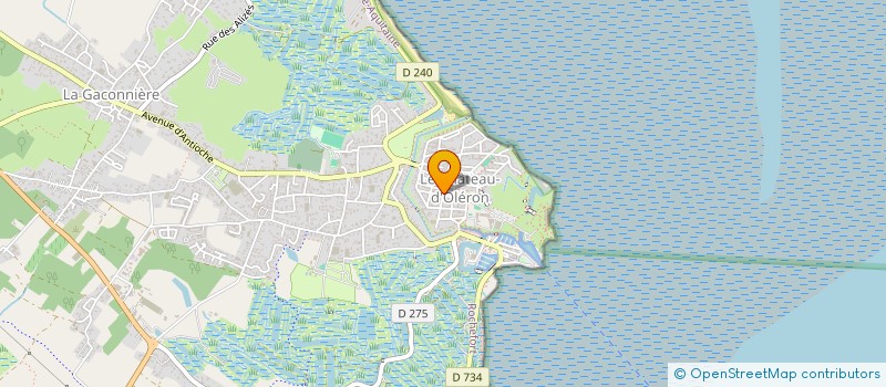 localisation de l'entreprise EURL ANOA  LE CHATEAU-D'OLERON