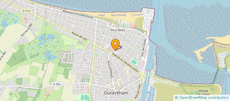 localisation de l'entreprise EURL ANP@LELO  COURSEULLES-SUR-MER