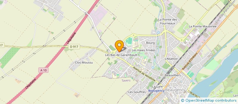 localisation de l'entreprise EURL ANTEN'SAT à BEAUGENCY