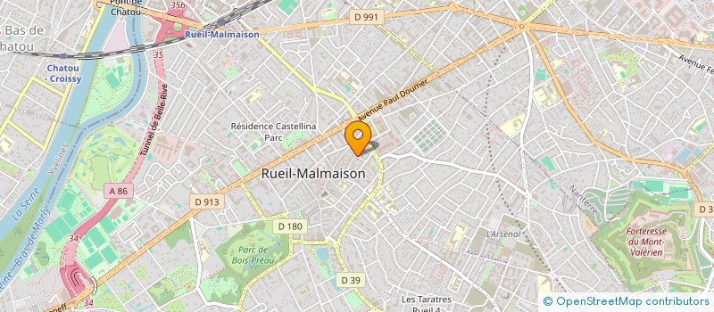 localisation de l'entreprise EURL ANTOINE DUFAU IMMOBILIER à RUEIL-MALMAISON