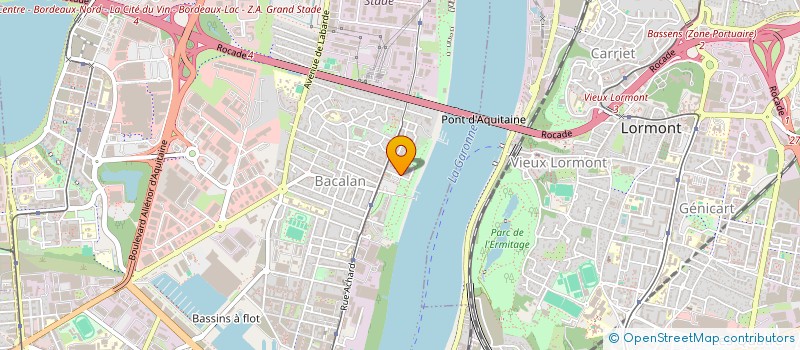 localisation de l'entreprise EURL APPOLO  BORDEAUX