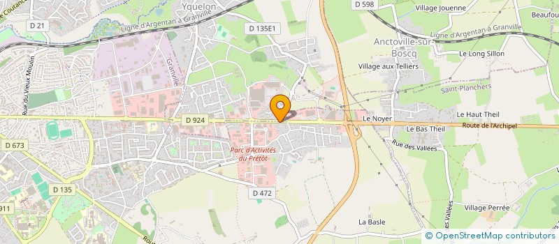 localisation de l'entreprise EURL APRM  GRANVILLE