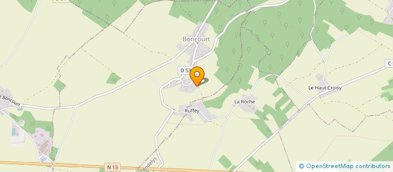 localisation de l'entreprise EURL APS SERVICES  BONCOURT