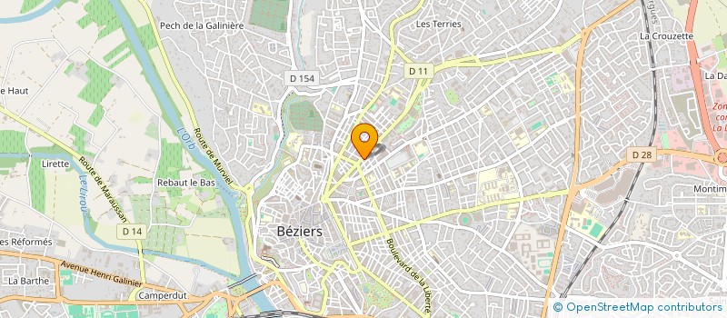 localisation de l'entreprise EURL AQUA 2000 à BEZIERS