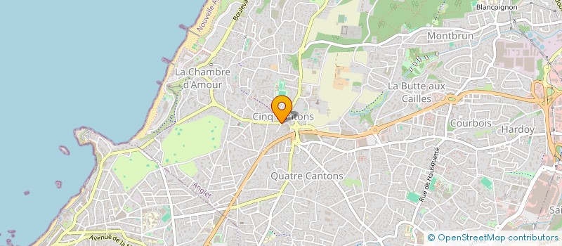 localisation de l'entreprise EURL AQUA TERRA à ANGLET