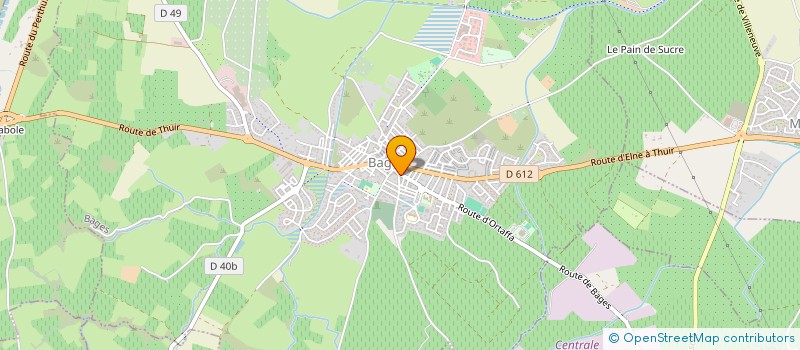 localisation de l'entreprise EURL AQUASOL  BAGES