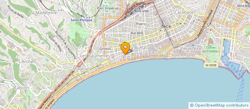 localisation de l'entreprise EURL AQUEDUCT à NICE