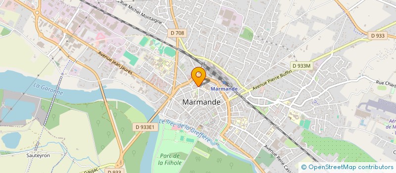 localisation de l'entreprise EURL ARBLADE BOUL PAT DU FOUGARD  MARMANDE