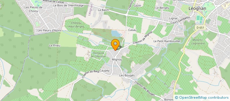 localisation de l'entreprise EURL ARBO-ELAGAGE à LEOGNAN