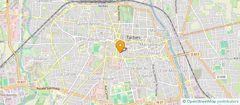 localisation de l'entreprise EURL ARC65  TARBES