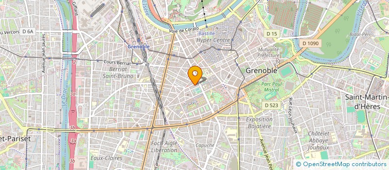 localisation de l'entreprise EURL ARCHI P F  GRENOBLE