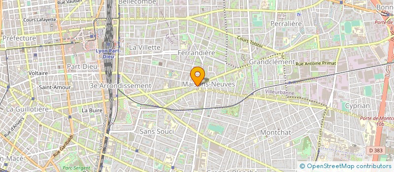 localisation de l'entreprise EURL ARGENTIERI à LYON