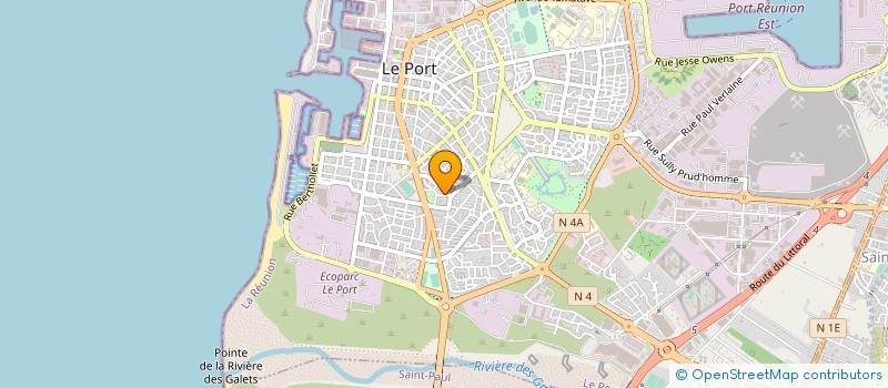 localisation de l'entreprise EURL ARI MART à LE PORT