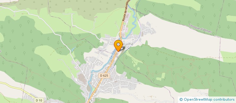localisation de l'entreprise EURL ARIEGE FRAIS à DREUILHE