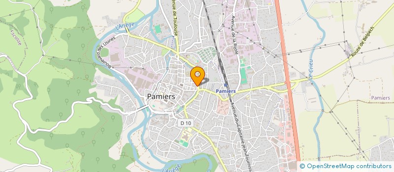 localisation de l'entreprise EURL ARIEGE HABITAT à PAMIERS