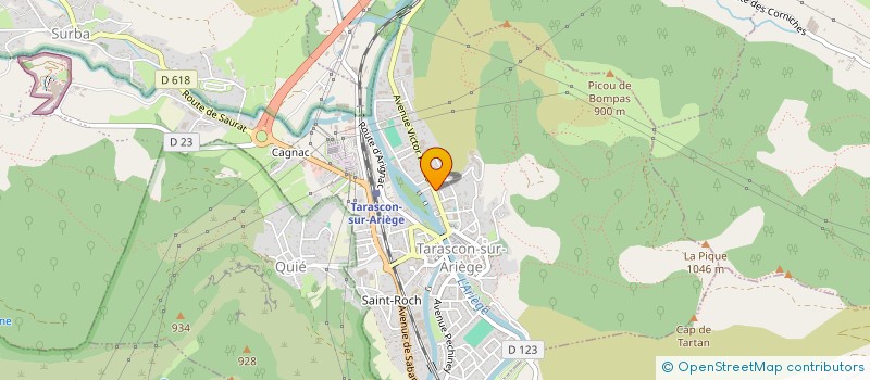 localisation de l'entreprise EURL ARIEGE PIECES AUTO à TARASCON-SUR-ARIEGE