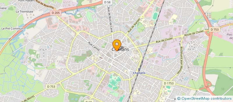 localisation de l'entreprise EURL ARISTIDE à CHALLANS