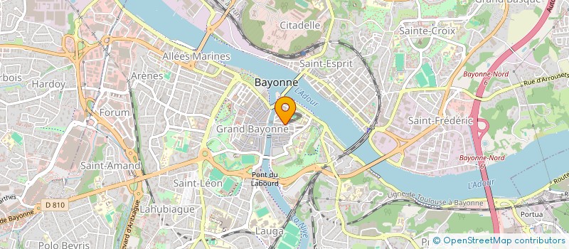 localisation de l'entreprise EURL ARKUPE  BAYONNE