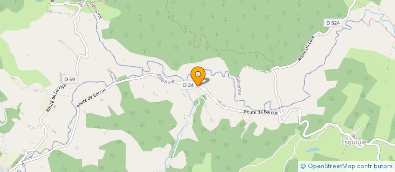 localisation de l'entreprise EURL ARNAUD MAZERIS  ESQUIULE