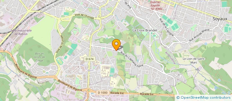 localisation de l'entreprise EURL ARNAUD MONIEZ à ANGOULEME