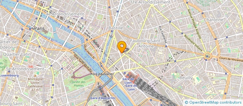 localisation de l'entreprise EURL ARNAUD RAYROLES UN JARDINIER ...A PARIS  PARIS