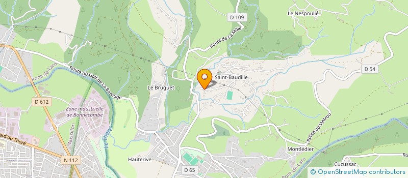 localisation de l'entreprise EURL ARNAUD THIERRY  PONT-DE-LARN