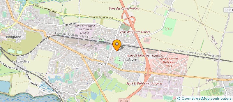 localisation de l'entreprise EURL ARNAULT à AYTRE