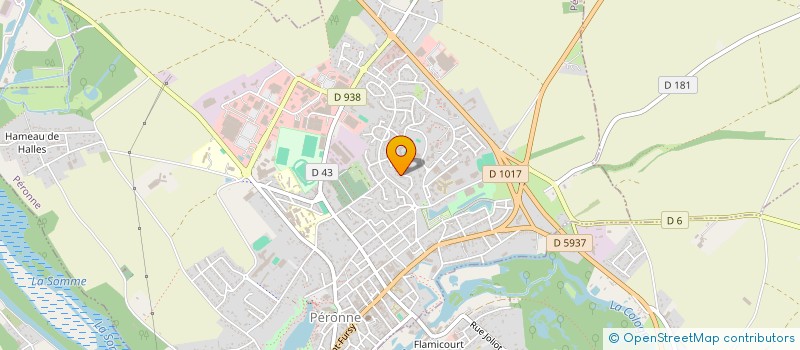 localisation de l'entreprise EURL ARNOUD MACONNERIE RENOVATION  PERONNE