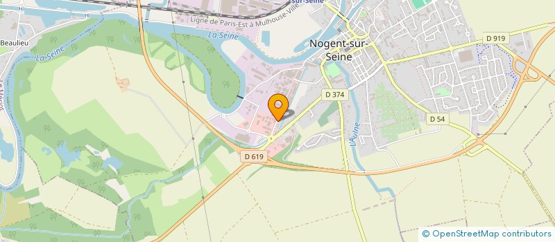 localisation de l'entreprise EURL ARS INDUSTRIE  NOGENT-SUR-SEINE