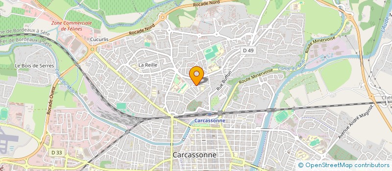 localisation de l'entreprise EURL ART'ISOL à CARCASSONNE