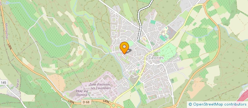 localisation de l'entreprise EURL ART...TISANAT 34  CASTRIES