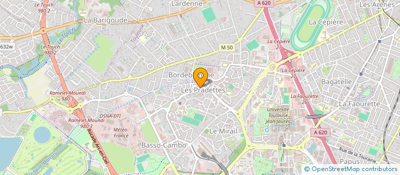 localisation de l'entreprise EURL ARTEMIS ESTHETIQUE à TOULOUSE