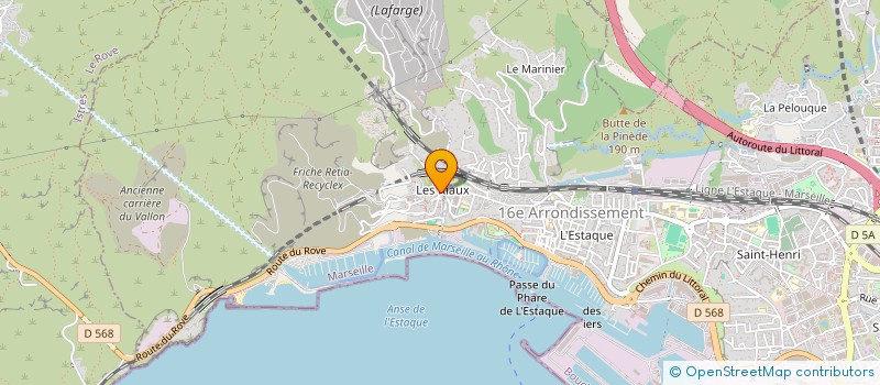 localisation de l'entreprise EURL ARTI'ZIANI  MARSEILLE