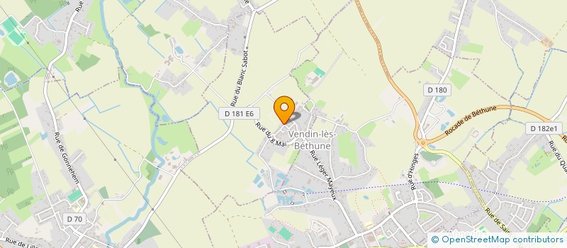 localisation de l'entreprise EURL ARTOIS CONCEPT COUVERTURE  OBLINGHEM