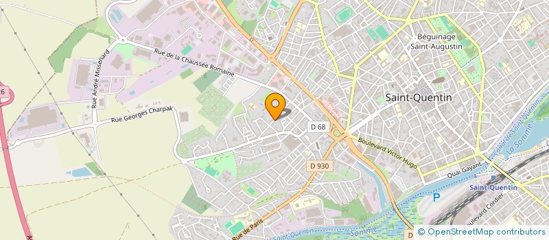 localisation de l'entreprise EURL AS EXPRESS à SAINT-QUENTIN