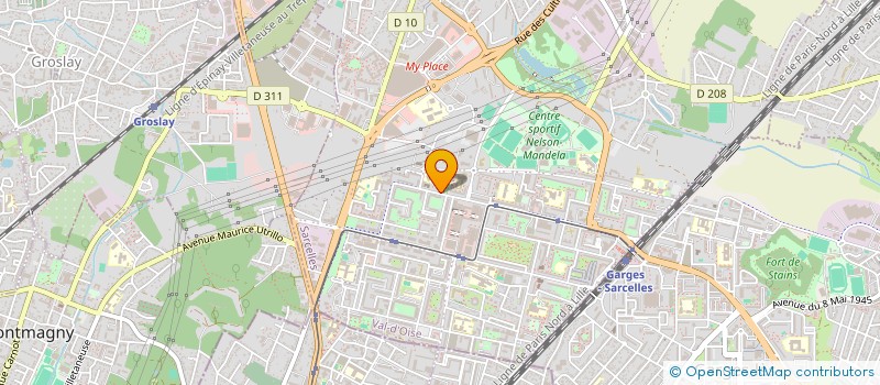localisation de l'entreprise EURL AS MOBILE SPRL à SARCELLES